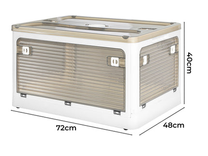 Storage Box Plastic Stackable Container L Large-1864184613191159810