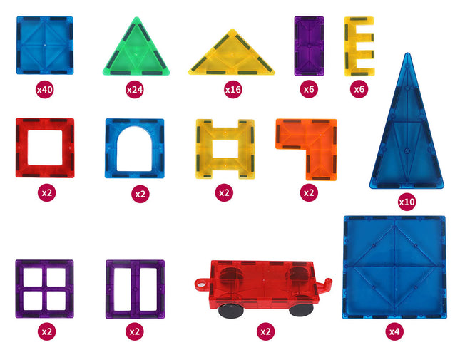 BoPeep Kids Magnetic Tiles Blocks Building-1973193911589539842