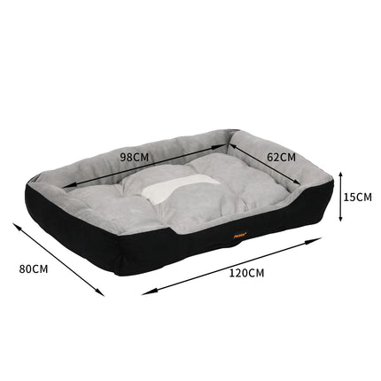 PaWz Pet Bed Dog Beds Bedding Mattress XXL Black XX-Large-1973193612476944386