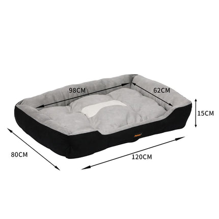 PaWz Pet Bed Dog Beds Bedding Mattress XXL Black XX-Large-1954802495536631810