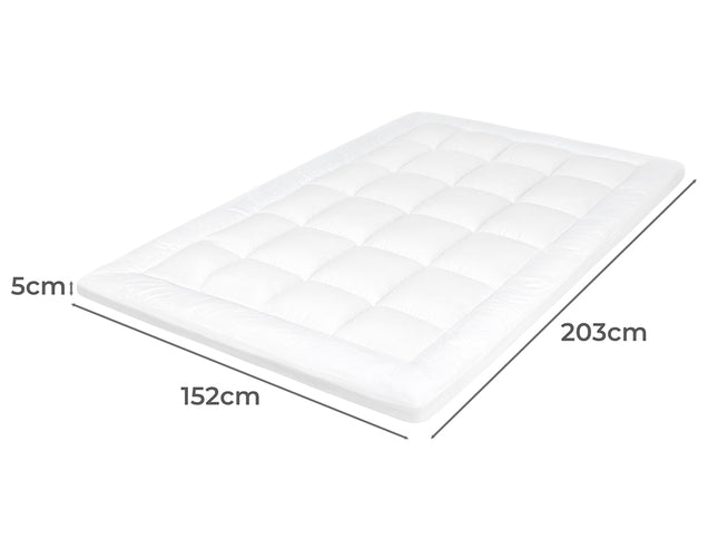 Dreamz Mattress Topper Pillowtop Cover Bed Protector Queen-2006733390228885506