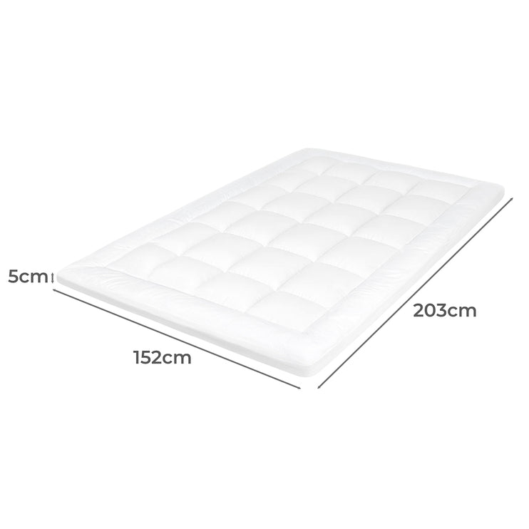 Dreamz Mattress Topper Pillowtop Cover Bed Protector Queen-2006733390228885506