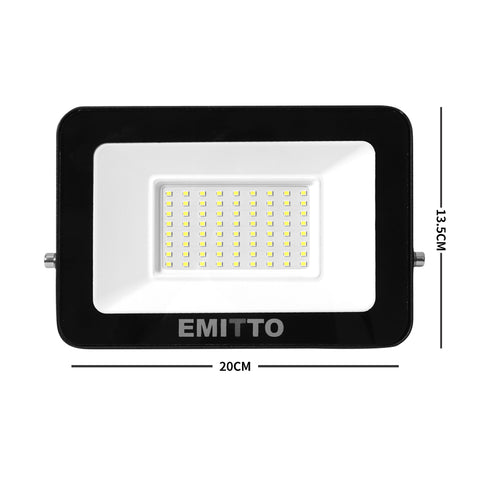 Emitto LED Flood Light 50W Outdoor Floodlights-1864184481825558530