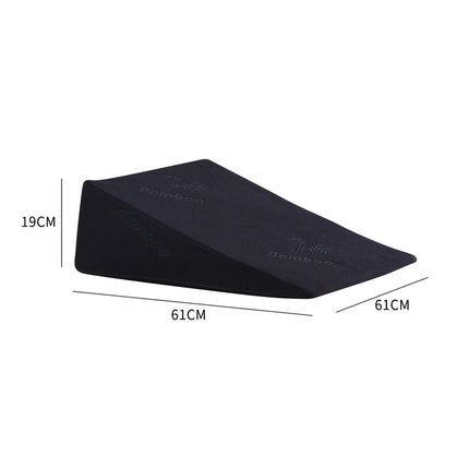 2x Cool Gel Memory Foam Bed Wedge Pillow-1910112236991549442