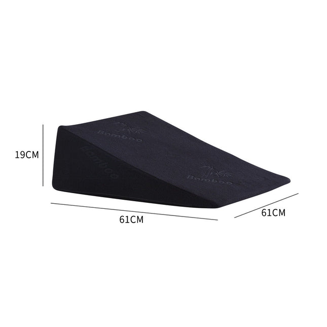 2x Cool Gel Memory Foam Bed Wedge Pillow-1910112236991549442