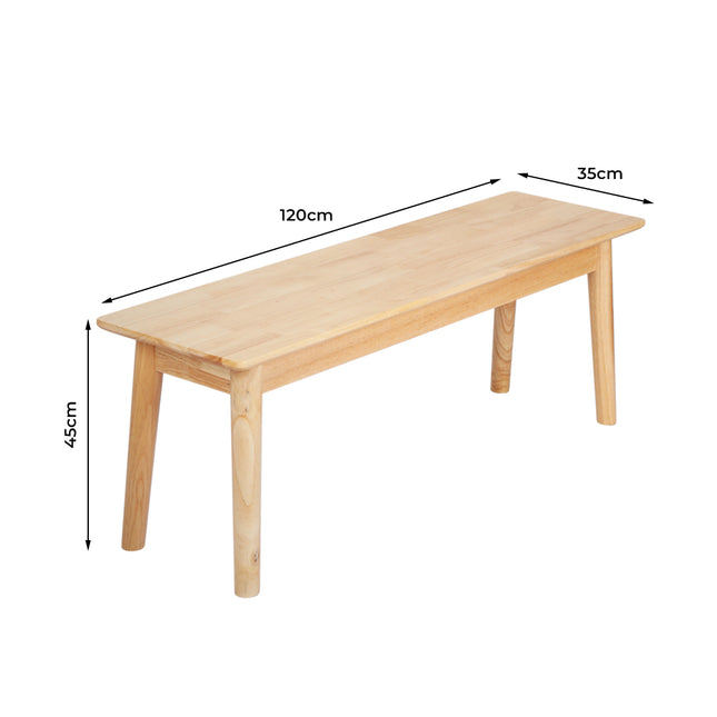 Levede 1XDining Chairs Bench Chair Seat Nature-1973194075159007234