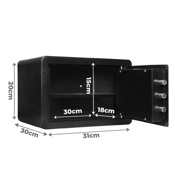 8.1L Digital Security Safe Box Fingerprint Key Lock-1975420337466249218