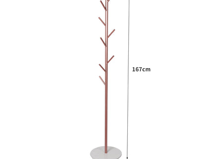 Levede Coat Rack Hat Clothes Stand Hanger Rose Gold Rose Golden-1942353103756070914
