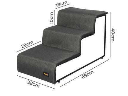 PaWz Pet Ramp Dog Cat Climb Ladder Sofa-1831593078067171330