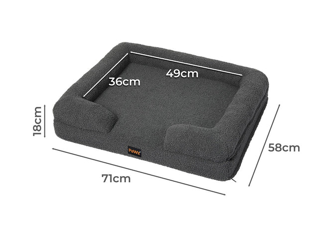 PaWz Memory Foam Pet Sofa Bed-1975420376120954882