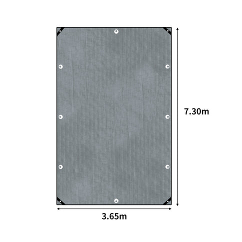 Manan Tarp Tarpaulin 200GSM Camping 3.65mx7.3m-1864184735073439746