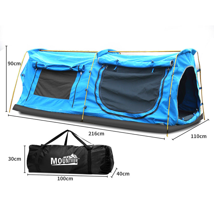 Mountview King Single Swag Camping Swags Blue-1973193759709597698