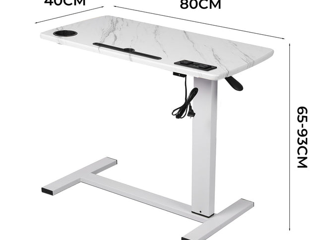 Levede Standing Desk Height Adjustable White-1973193835148349442