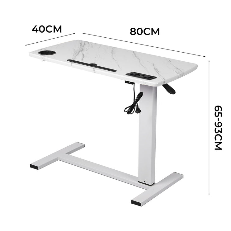 Levede Standing Desk Height Adjustable White-1973193835148349442