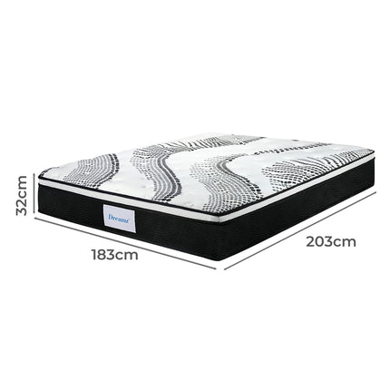 Dreamz 7 Zone Pocket Spring Mattress Medium Firm King-2006733414841061378
