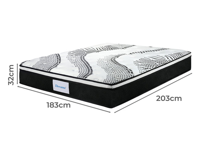 Dreamz 7 Zone Pocket Spring Mattress Medium Firm King-2006733414841061378