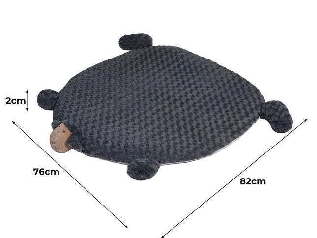 PaWz Pet Bed Cat Calming Bed Dog Squeaky M Charcoal Medium-1864184506257379330