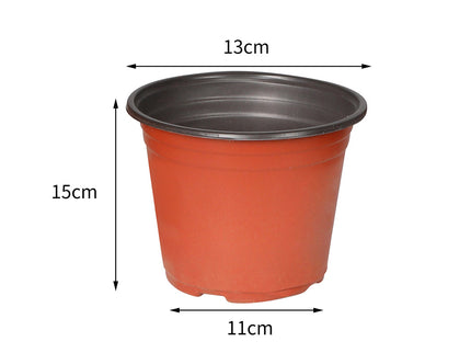 Lambu 100x Plastic Plant Pots Bulk Flowers Large-1864184727800516610