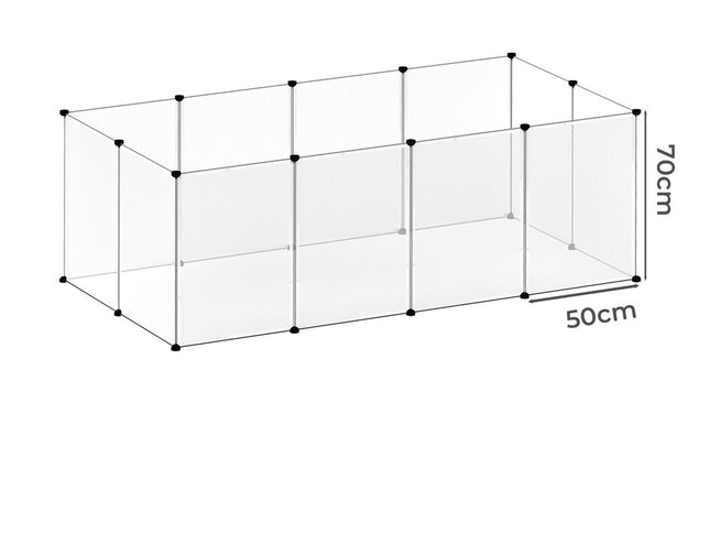 Pawz 12 Panels Guinea Pig Rabbit Puppy Playpen Fence-2011971117920686082