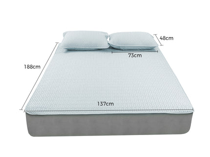 DreamZ Latex Cooling Bed Sheet Set Fitted 3PCS Double-1910113199693369346