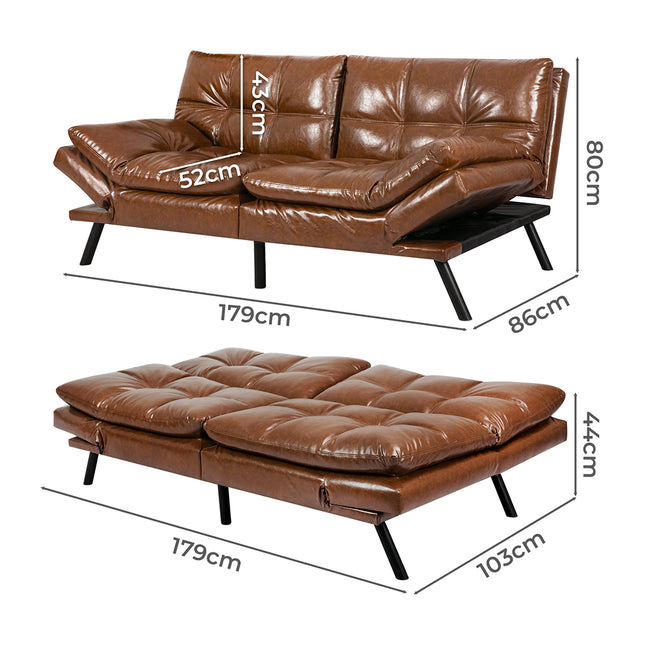 Levede Sofa Bed Futon Recliner Lounge-1975420406424801282