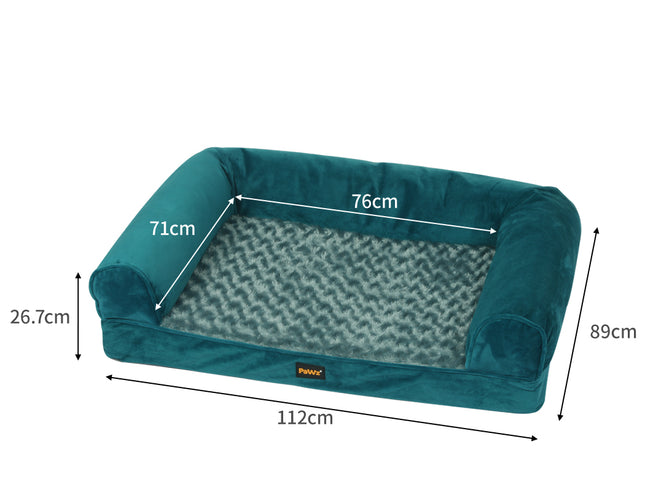 PaWz Pet Bed Sofa Dog Bedding Soft Warm XL Blue X-Large-1973193627136036866