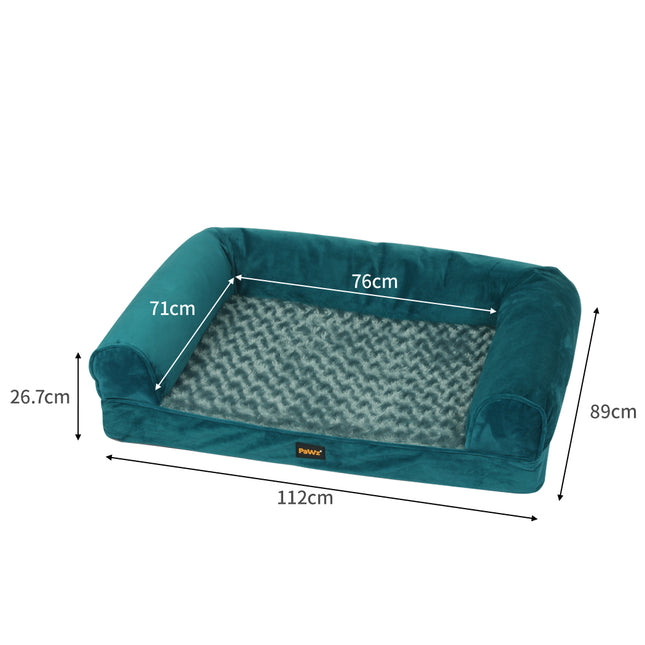 PaWz Pet Bed Sofa Dog Bedding Soft Warm XL Blue X-Large-1973193627136036866
