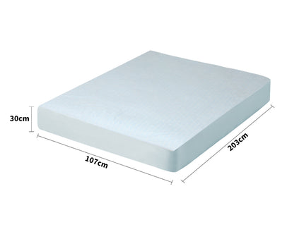 Dreamz KS Mattress Protector Pillowcases King Single Blue-1864184409469620226