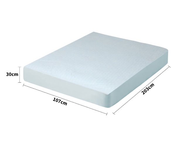 Dreamz KS Mattress Protector Pillowcases King Single Blue-1864184409469620226