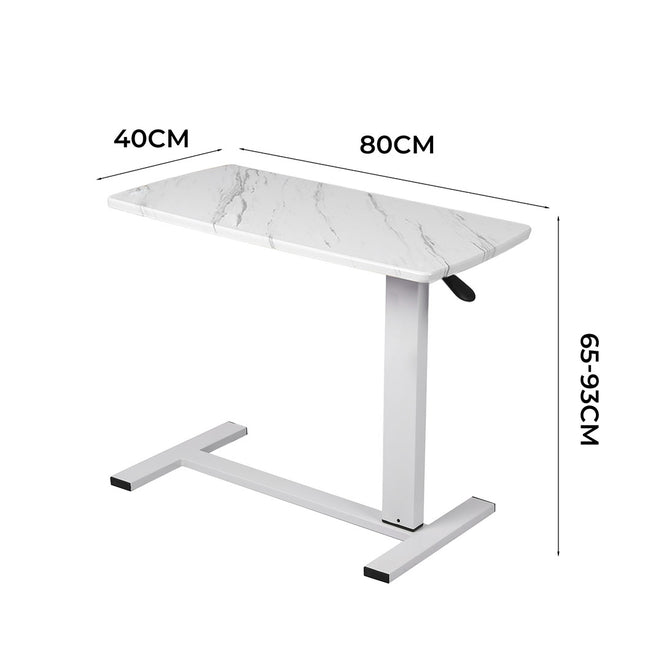 Levede Standing Desk Sofa Bed Side Table White No Slots-1973193835366453250