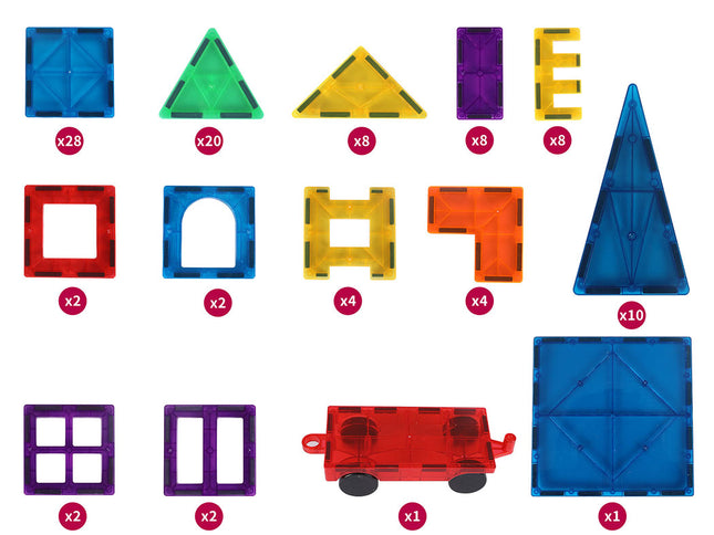 BoPeep Kids Magnetic Tiles Blocks Building-1975420472036298754