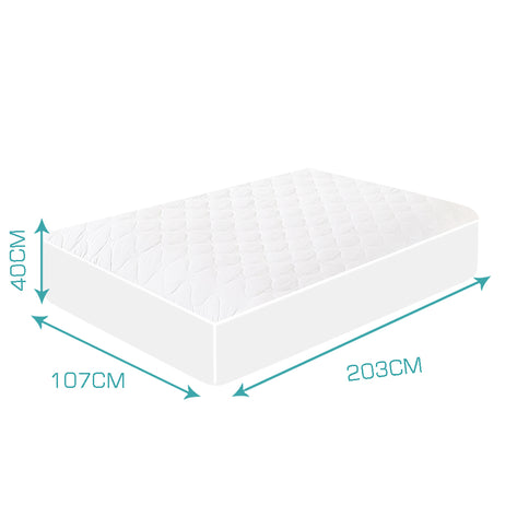 DreamZ Fitted Waterproof Bed Mattress Protector King Single-1910113037940035586