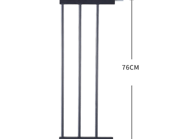 Levede Baby Safety Gate Adjustable Pet Black 20cm Extension-1942353291455369218