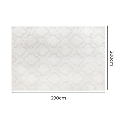 Marlow Floor Rugs Soft Shaggy 10mm Pile 200x290-1973193451700883458