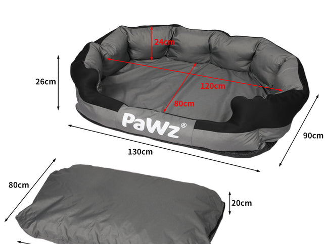 PaWz Waterproof Pet Dog Calming Bed X-Large-1973193666344390658