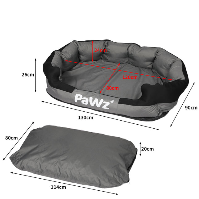PaWz Waterproof Pet Dog Calming Bed X-Large-1973193666344390658