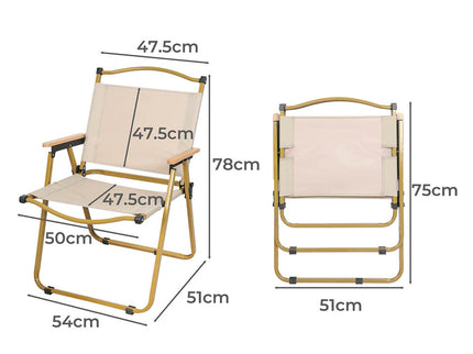 Levede 4PCS Camping Chair Folding Outdoor-1864184456194166786
