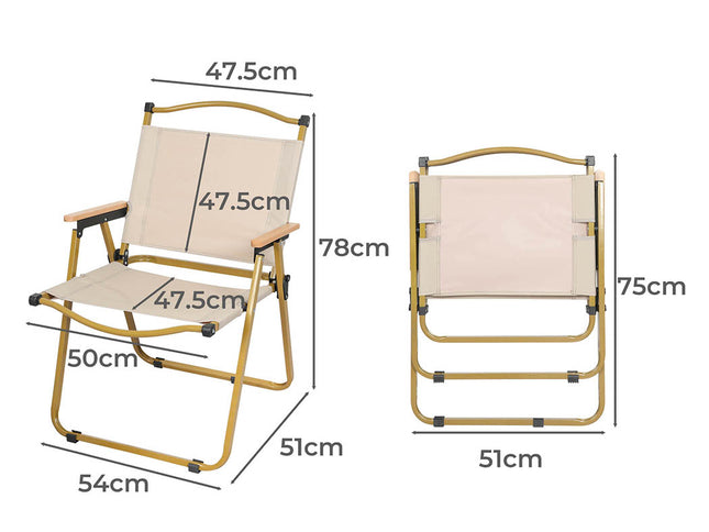 Levede 4PCS Camping Chair Folding Outdoor-1864184456194166786