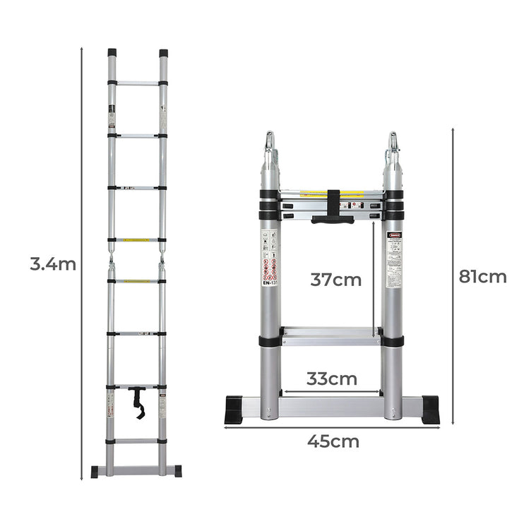 Traderight Folding Multi Purpose Ladder 8 Step-1975420320735170562