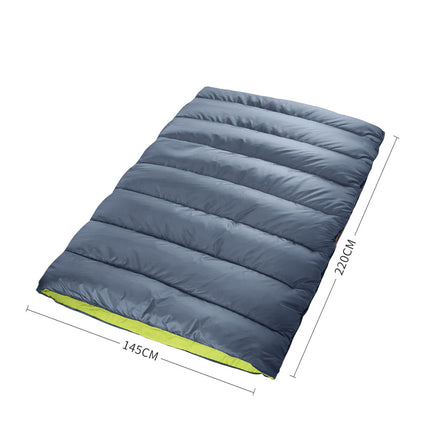 Mountview Double Sleeping Bag Bags Outdoor Grey-1973193760854642690