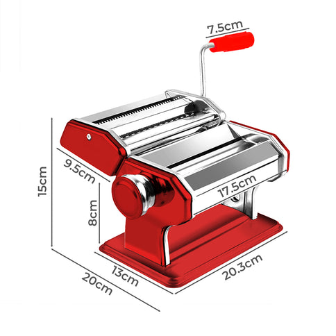 TOQUE Pasta Noodle Maker Machine Spaghetti Red-1886651046869209090
