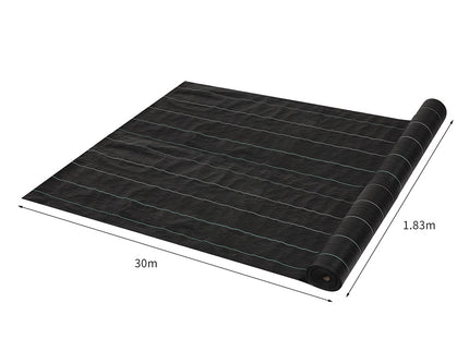 Lambu Weed Mat 1.83mx30m Plant Control X-Large-1864184726500282370