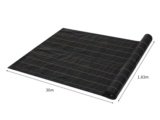 Lambu Weed Mat 1.83mx30m Plant Control X-Large-1864184726500282370