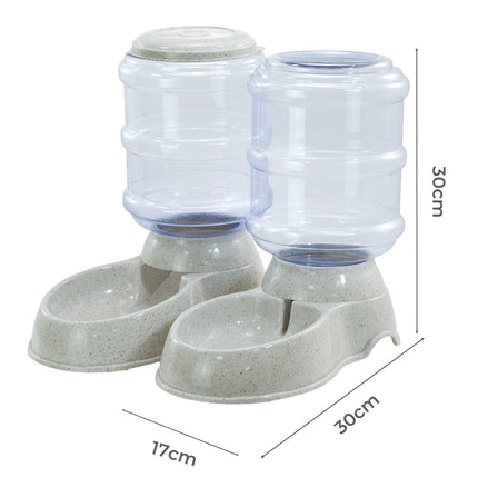 Pawz Automatic Pet Feeder Water Dispenser Set 3.5L-2006733420360765442