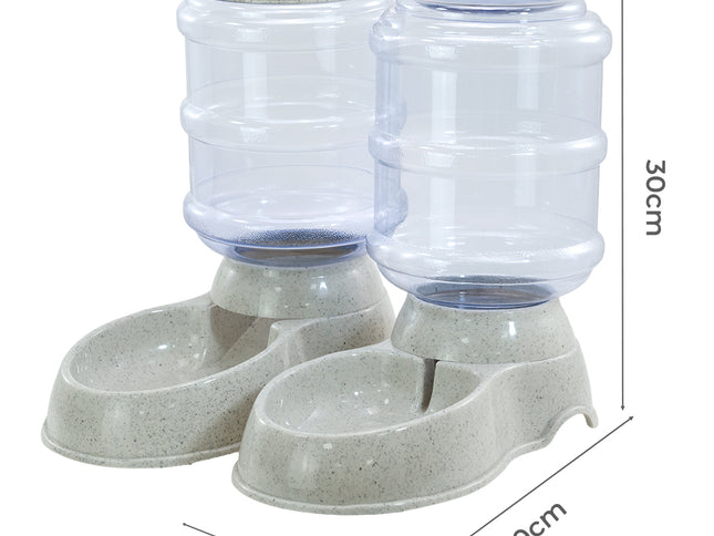 Pawz Automatic Pet Feeder Water Dispenser Set 3.5L-2006733420360765442