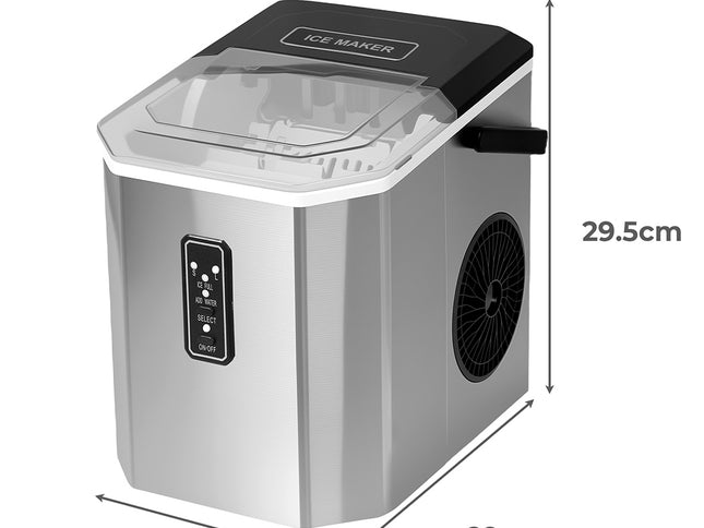 Spector Portable Ice Maker Machine Ice Cube Tray 12kg Bar Countertop Self Clean-2065254290972348418