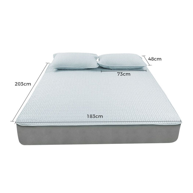 DreamZ Latex Cooling Bed Sheet Set Fitted 3PCS King-1954802917701718018