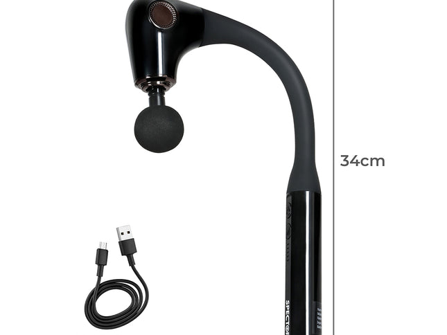 Spector Extended Handle Massage Gun Black-1954802464712691714