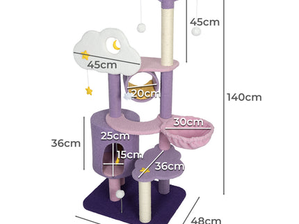 PaWz Cat Tree Kitten Furniture Condo-1864184555817275394