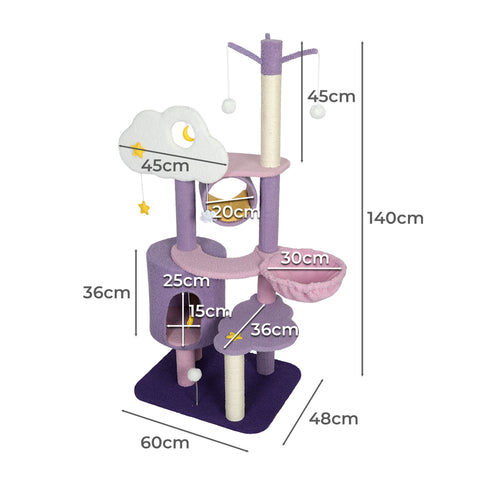PaWz Cat Tree Kitten Furniture Condo-1864184555817275394